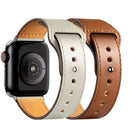 Genuine Leather Strap iWatch Band for Apple Watch Series 8 7 6 5 4 3 2 1 SE 40mm 44