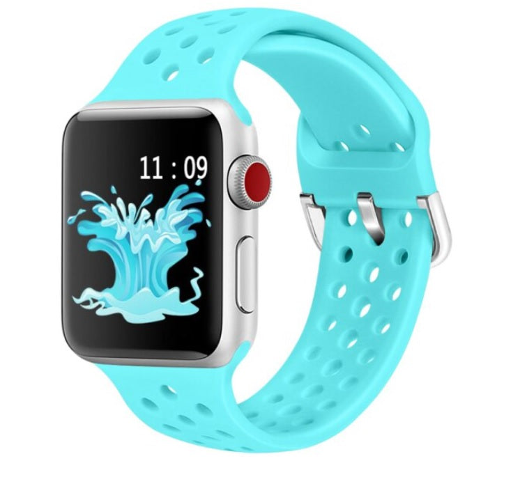 For Apple Watch Series 8 7 6 5 4 3 Silicone Strap Band Sport Colourful 38/40/42/44mm