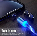 AU 360° Charging Cable Magnetic Charger IOS Lightning Type-C Micro USB