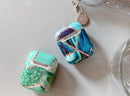 Marble Geometric Design Shockproof Protective For Apple Airpods 1 & 2