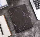 For iPad 10.2 inch 2021 9th Gen Marble Leather Smart Case Cover