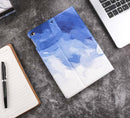 For iPad 10.2 inch 2020 8th Gen Marble Leather Smart Case Cover