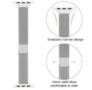 Slim Milanese Loop for Apple Watch Band 8 7 6 5 4 3 2 SE 44/42/40/38