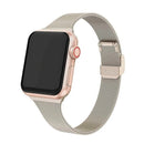 Classic Slim Milanese Loop for Apple Watch Band 8 7 6 5 4 3 2 SE 44/42/40/38