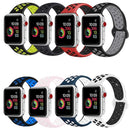Sport Silicone Strap iWatch Band for Apple Watch Series 7 6 5 432 SE 40 44 38 42