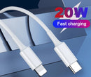 1M 2M 20W PD Fast Charging For iPhone to Type C Charger Cable for iPhone 14 13 12 11