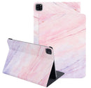 For iPad 10.2 inch 2021 9th Gen Marble Leather Smart Case Cover