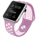 Sport Silicone Strap iWatch Band for Apple Watch Series 7 6 5 432 SE 40 44 38 42