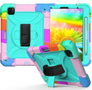 For iPad Pro 11''2018 Kids Heavy Duty Tough Rugged Strap Case Cover with pencil holder