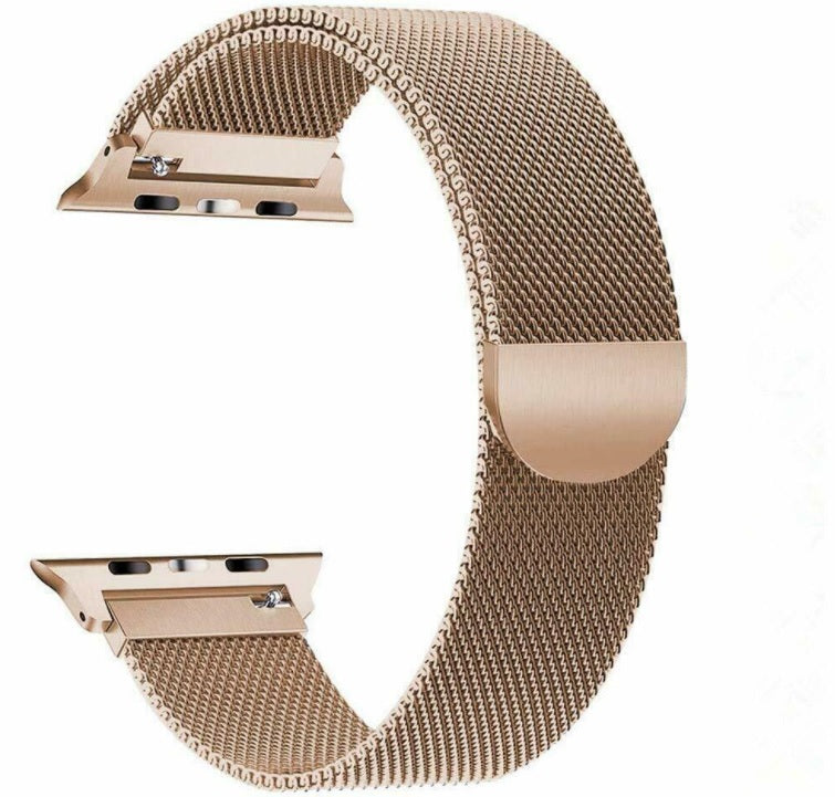 Milanese Magnetic Stainless Steel Band For Apple Watch Series 8 7 SE 6 5 4 3 2