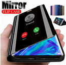 Smart Mirror Leather Stand Case Cover Samsung Galaxy S20+ Ultra