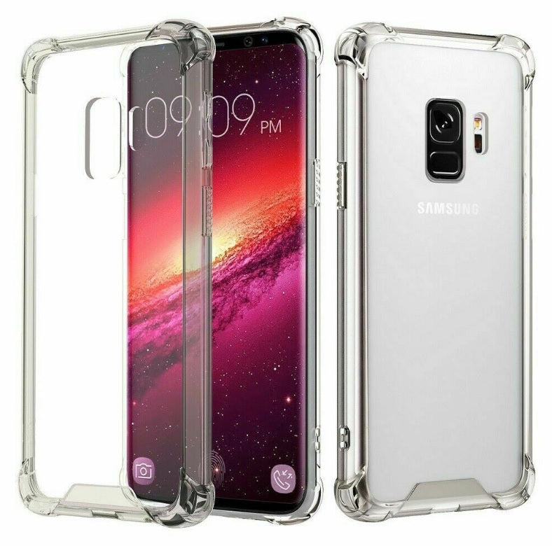 For Samsung Galaxy S21 S20 FE Ultra S10 S9 S8 Plus Clear Case Heavy Duty Cover