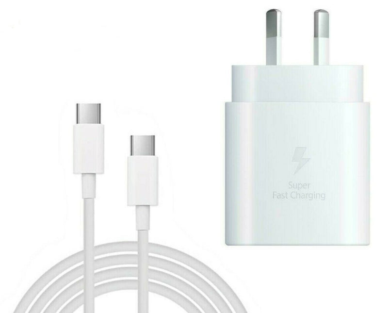 25W SUPER FAST Wall Charger for Samsung S21, NOTE 20 ULTRA AU Plug