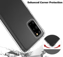 For Samsung Galaxy S21 S20 Ultra S10 S9 S8 Plus Clear Case Heavy Duty Cover