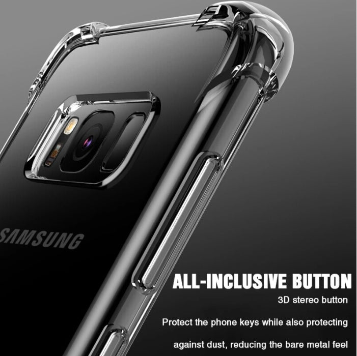 For Samsung Galaxy S21 S20 FE Ultra S10 S9 S8 Plus Clear Case Heavy Duty Cover