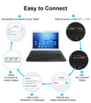 For Samsung Galaxy Tab A8 10.5 2021 SM-X200 X205 Bluetooth Keyboard Case Cover with Pencil Holder