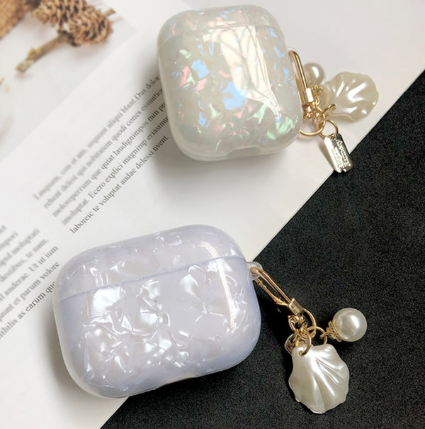 Luxury Glitter Case Shell Keychain Cover For Apple AirPods 1/2 Protector Case