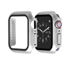 Apple Watch iWatch Series 5 Tempered Glass Screen Protector Case Full Cover 38 40 42 44mm