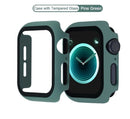 Apple Watch iWatch Series 8 7 Tempered Glass Screen Protector Case Full Cover 41mm 45mmm