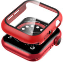 Apple Watch iWatch Series 8 7 Tempered Glass Screen Protector Case Full Cover 41mm 45mmm