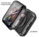 Apple Watch iWatch Series 3 Tempered Glass Screen Protector Case Full Cover 38 40 42 44mm