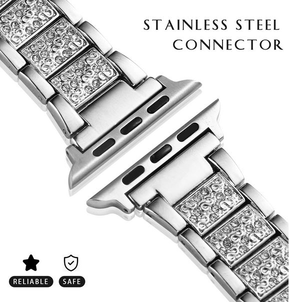 Stainless Steel Bracelet iWatch Band Strap For Apple Watch Series 7 6 5 4 3 2 1 SE