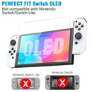 (2PCS) For Nintendo Switch Console OLED Model Tempered Glass Screen Protector 2021