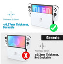 (2PCS) For Nintendo Switch Console OLED Model Tempered Glass Screen Protector 2021