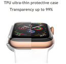 For Apple Watch Series 8 7 45mm & 41mm Clear Gel Shockproof Protective Case Cover