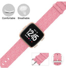 For Fitbit Versa / 2 Woven Canvas Fabric Replacement Wristband Watch Wrist Band