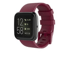 Fitbit Versa 2 Silicone Wristband Adjustable Silicone Rubber Watch Band