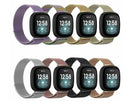 Milanese Loop Mesh Wrist Watch Band for Fitbit Versa 4 3 Stainless Steel Metal Strap
