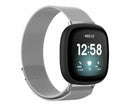 Milanese Loop Mesh Wrist Watch Band for Fitbit Versa 4 3 Stainless Steel Metal Strap