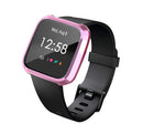 Soft TPU Silicone Shell Frame Full Case Cover Screen Protector for Fitbit Versa 1/2