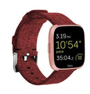 For Fitbit Versa / 2 Woven Canvas Fabric Replacement Wristband Watch Wrist Band
