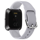 Fitbit Versa 2 Silicone Wristband Adjustable Silicone Rubber Watch Band