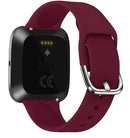 Fitbit Versa 2 Silicone Wristband Adjustable Silicone Rubber Watch Band