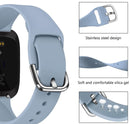 Fitbit Versa 2 Silicone Wristband Adjustable Silicone Rubber Watch Band
