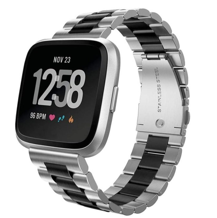 For Fitbit Versa / Versa 2 Stainless Steel Watch Wrist Band Metal Strap