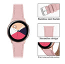 Leather Band Strap for Samsung Galaxy Watch 4 44mm 40mm Classic 42mm