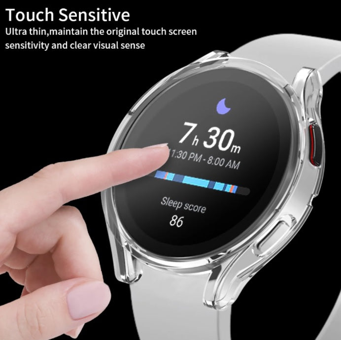 Full Cover Screen Protector Shell Case For Samsung Galaxy Watch 4 44mm