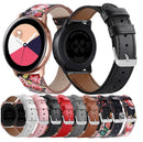 Leather Band Strap for Samsung Galaxy Watch 4 44mm 40mm Classic 42mm