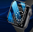 (2PCS)For Apple Watch Series 7 41mm 45mm Full Coverage Tempered Glass Screen Protector
