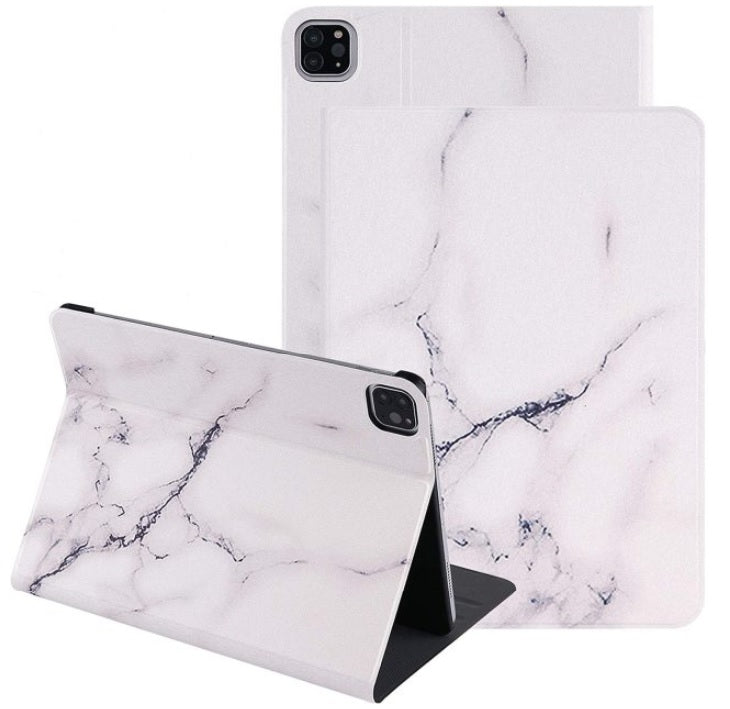 For iPad 10.2 inch 2020 8th Gen Marble Leather Smart Case Cover
