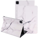 For iPad 10.2 inch 2021 9th Gen Marble Leather Smart Case Cover