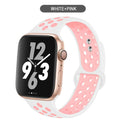 Sport Silicone Strap iWatch Band for Apple Watch Series 7 6 5 432 SE 40 44 38 42