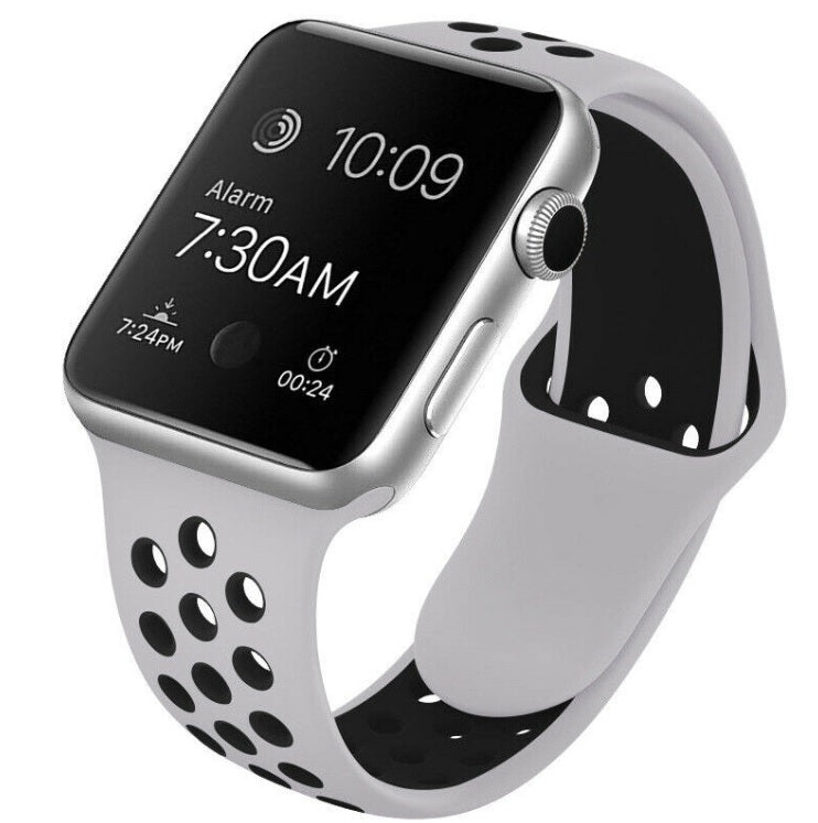 Sport Silicone Strap iWatch Band for Apple Watch Series 7 6 5 432 SE 40 44 38 42
